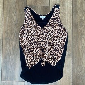 Candies Animal Print Sleeveless blouse XS